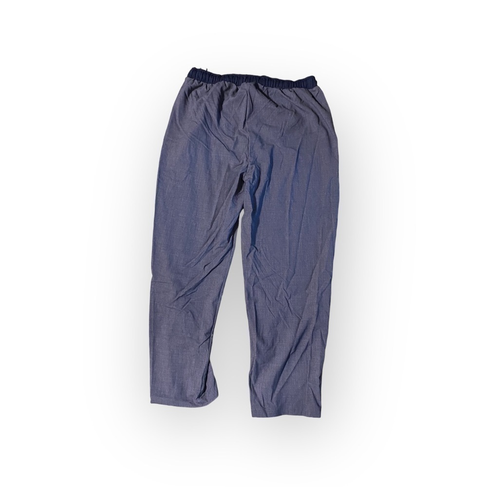 NWT Cuddl Duds Women's Scrubs Classic  Size XL Navy Heather Antimicrobial Agian - Picture 7 of 13